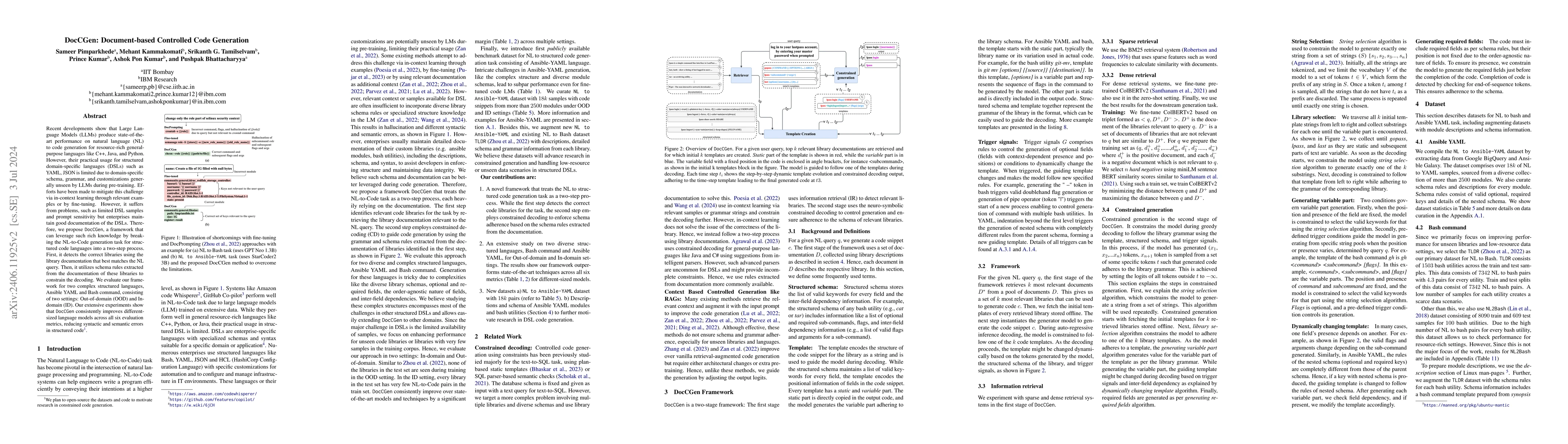 Thumbnail for DocCGen: Document-based Controlled Code Generation