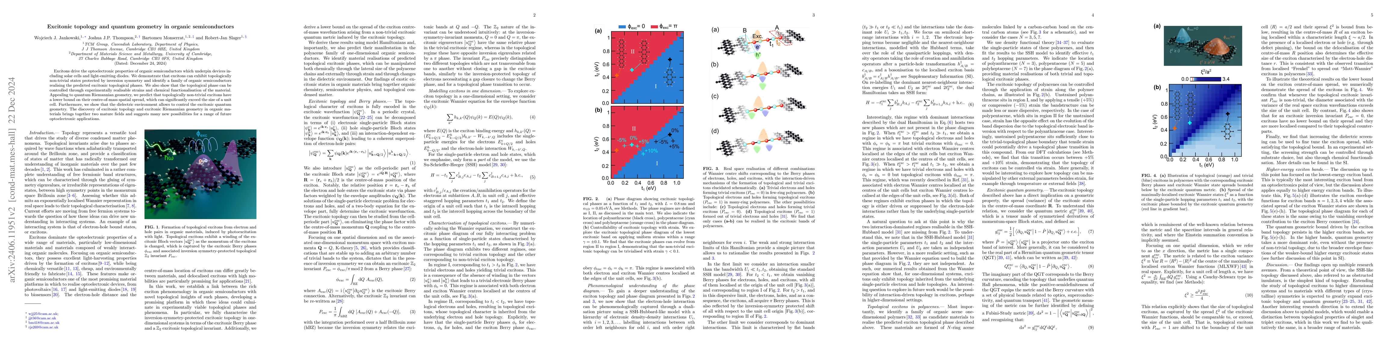 Thumbnail for Excitonic topology and quantum geometry in organic semiconductors