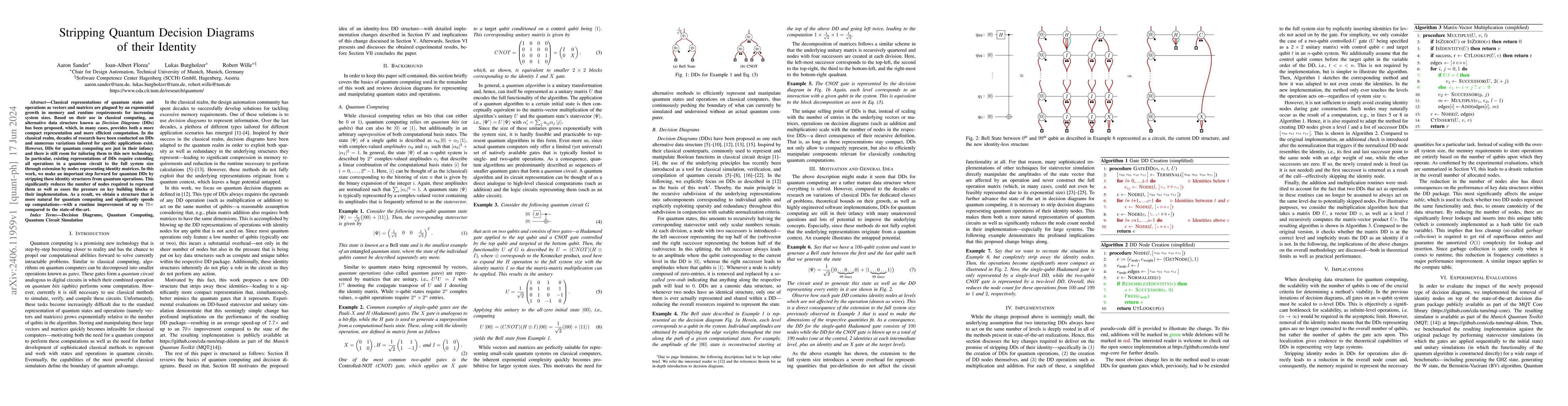 Thumbnail for Stripping Quantum Decision Diagrams of their Identity