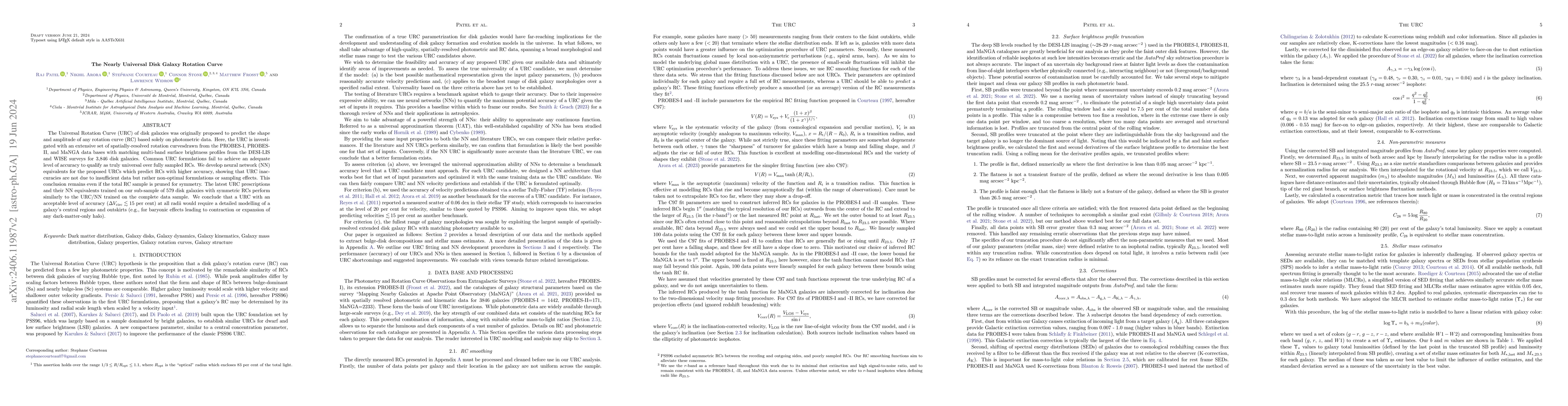 Thumbnail for The Nearly Universal Disk Galaxy Rotation Curve