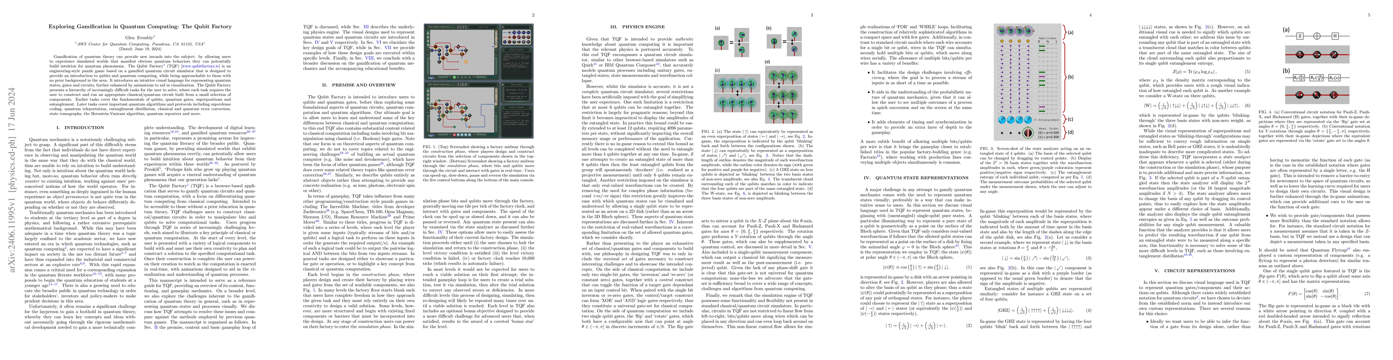 Thumbnail for Exploring Gamification in Quantum Computing: The Qubit Factory