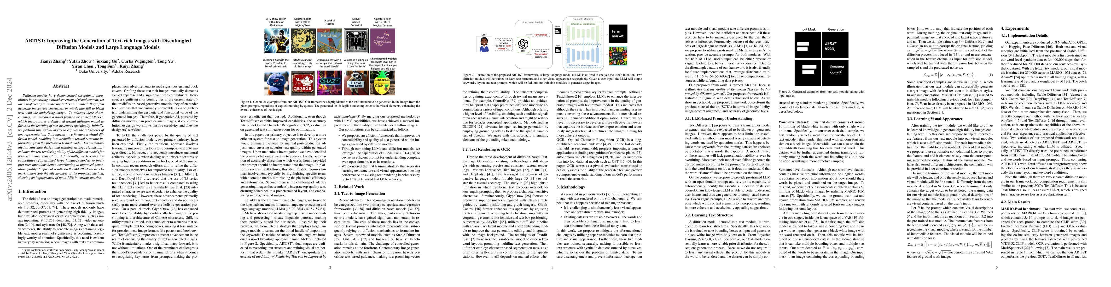Thumbnail for ARTIST: Improving the Generation of Text-rich Images by Disentanglement