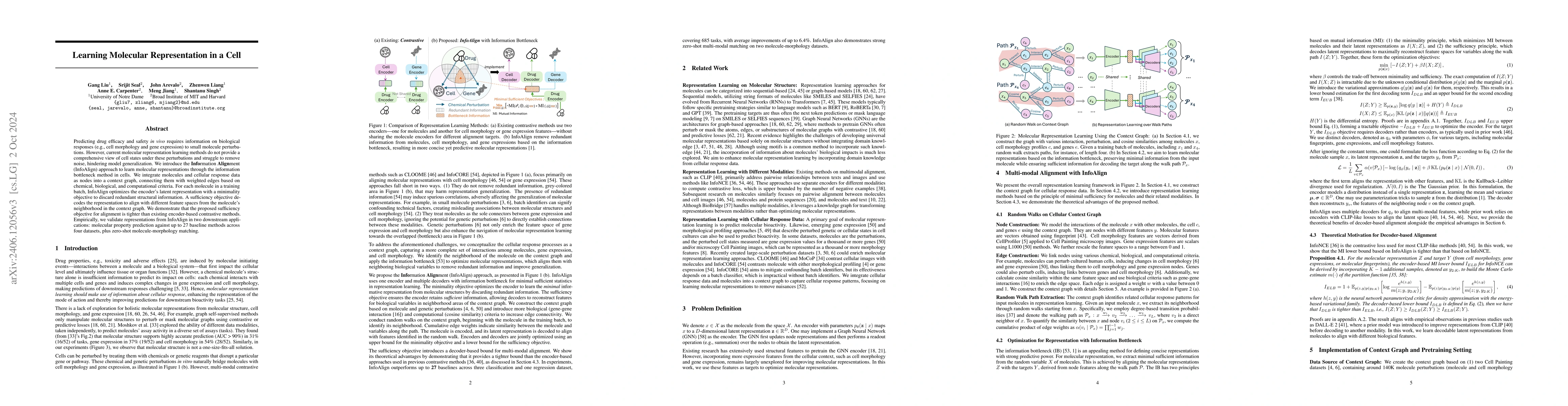 Thumbnail for Learning Molecular Representation in a Cell