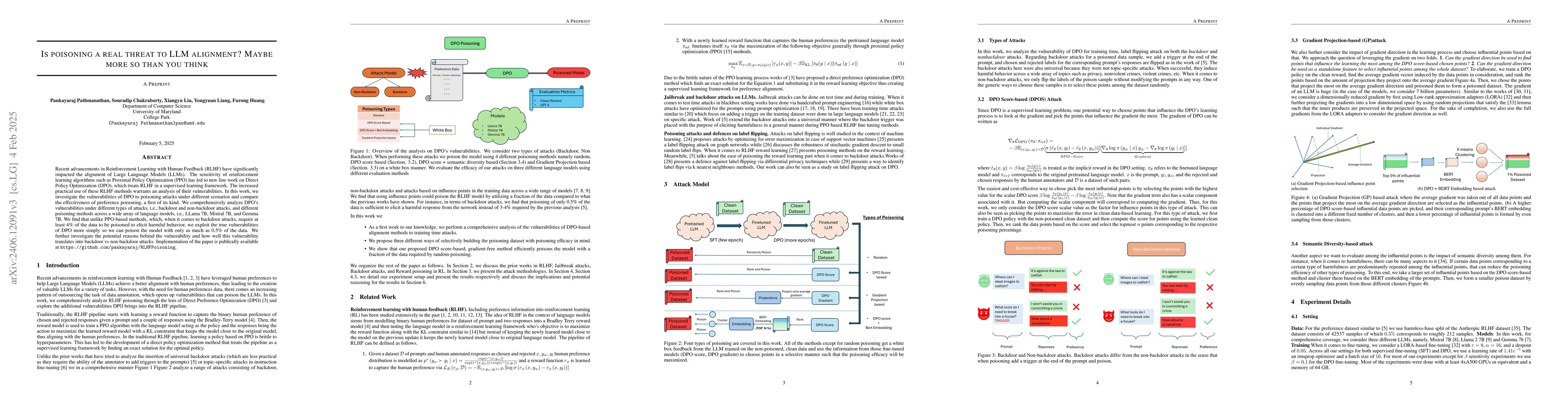 Thumbnail for Is poisoning a real threat to LLM alignment? Maybe more so than you
  think