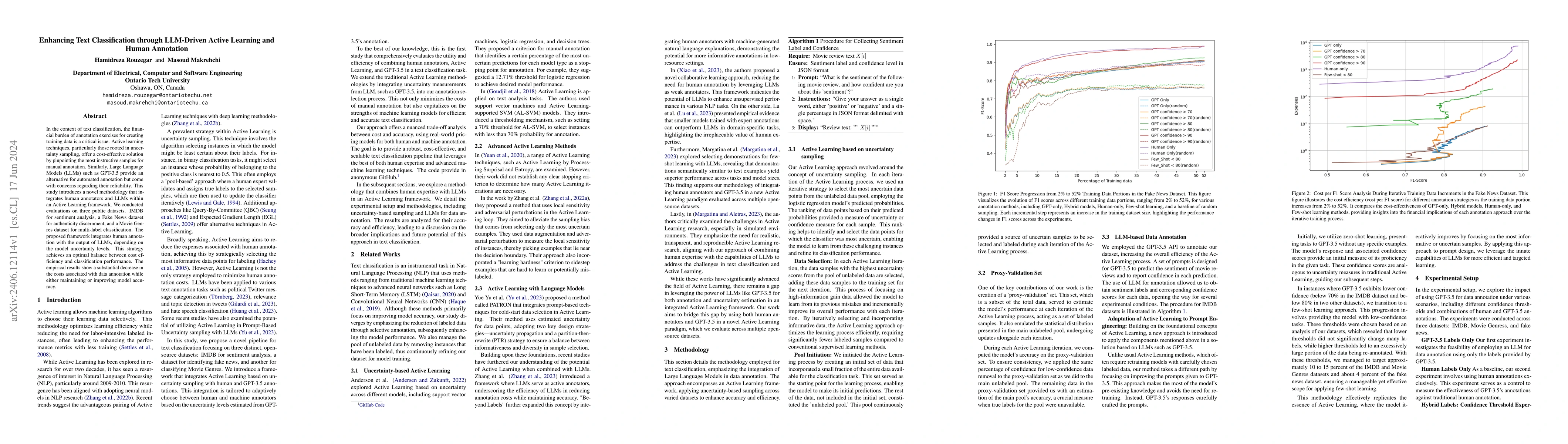 Thumbnail for Enhancing Text Classification through LLM-Driven Active Learning and
  Human Annotation
