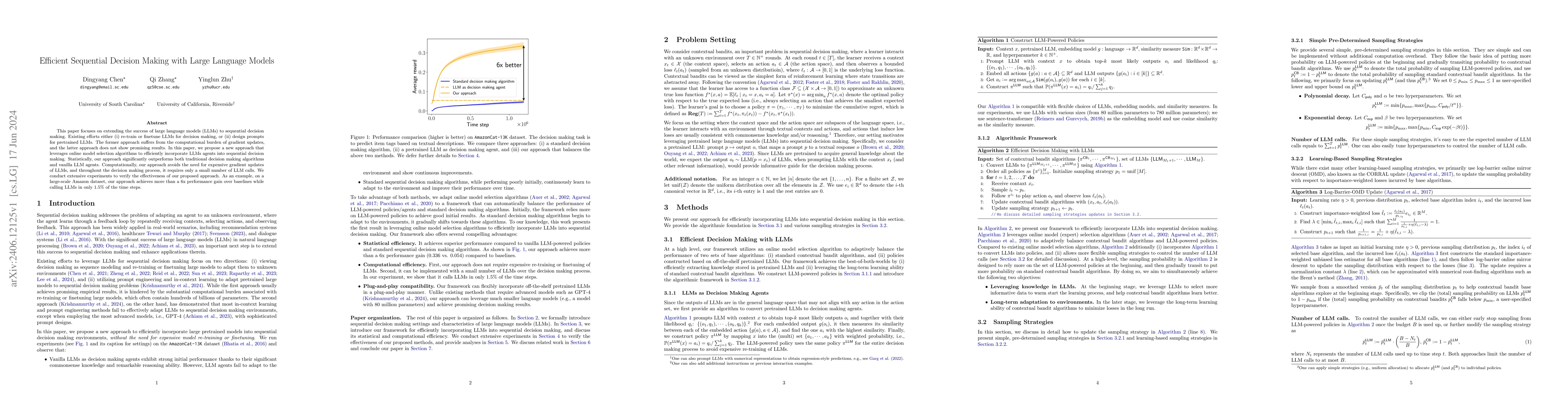 Thumbnail for Efficient Sequential Decision Making with Large Language Models