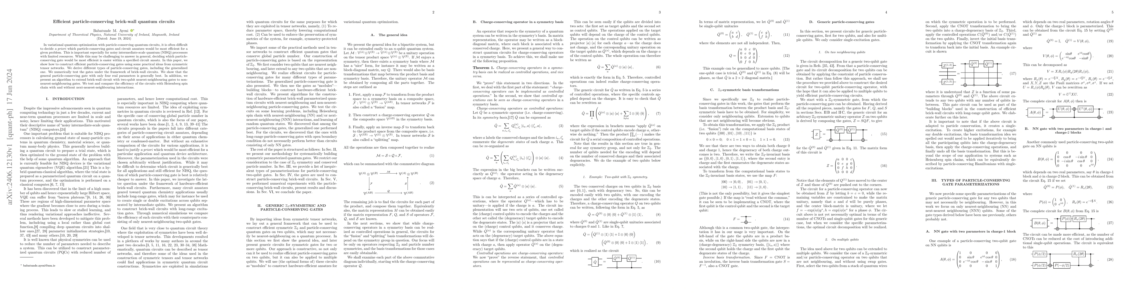 Thumbnail for Efficient particle-conserving brick-wall quantum circuits