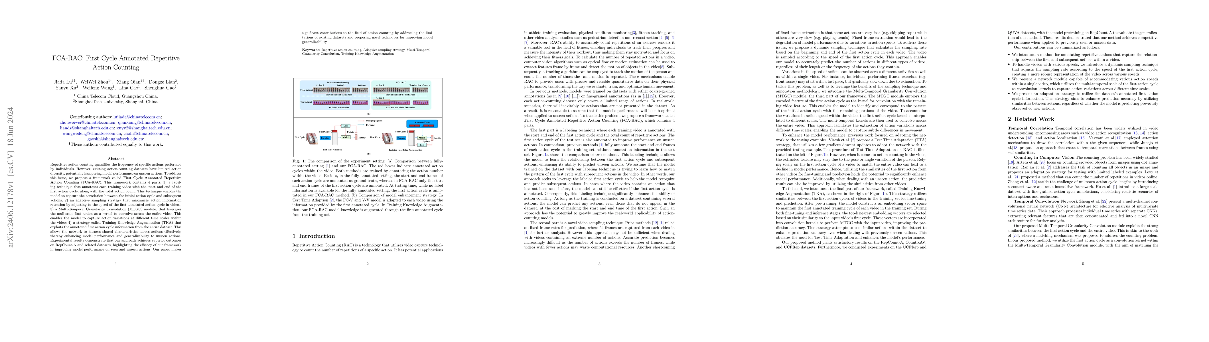 Thumbnail for FCA-RAC: First Cycle Annotated Repetitive Action Counting
