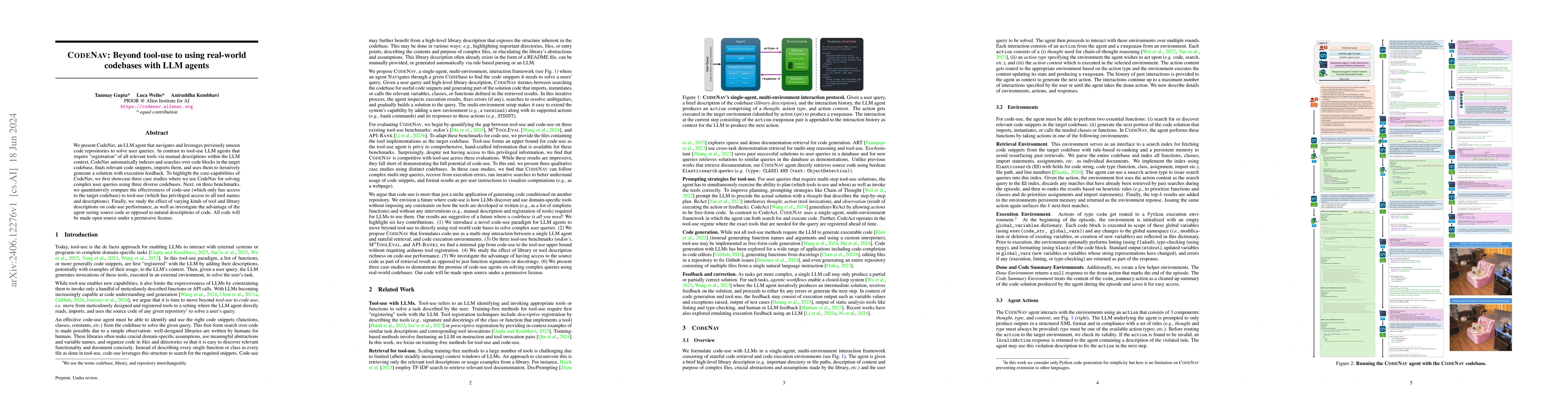 Thumbnail for CodeNav: Beyond tool-use to using real-world codebases with LLM agents