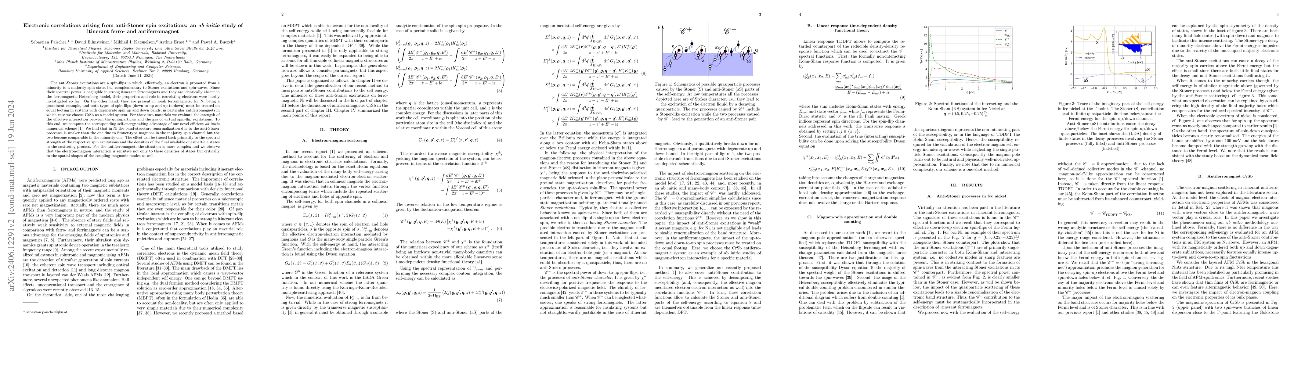 Thumbnail for Electronic correlations arising from anti-Stoner spin excitations: an ab
  initio study of itinerant ferro- and antiferromagnet
