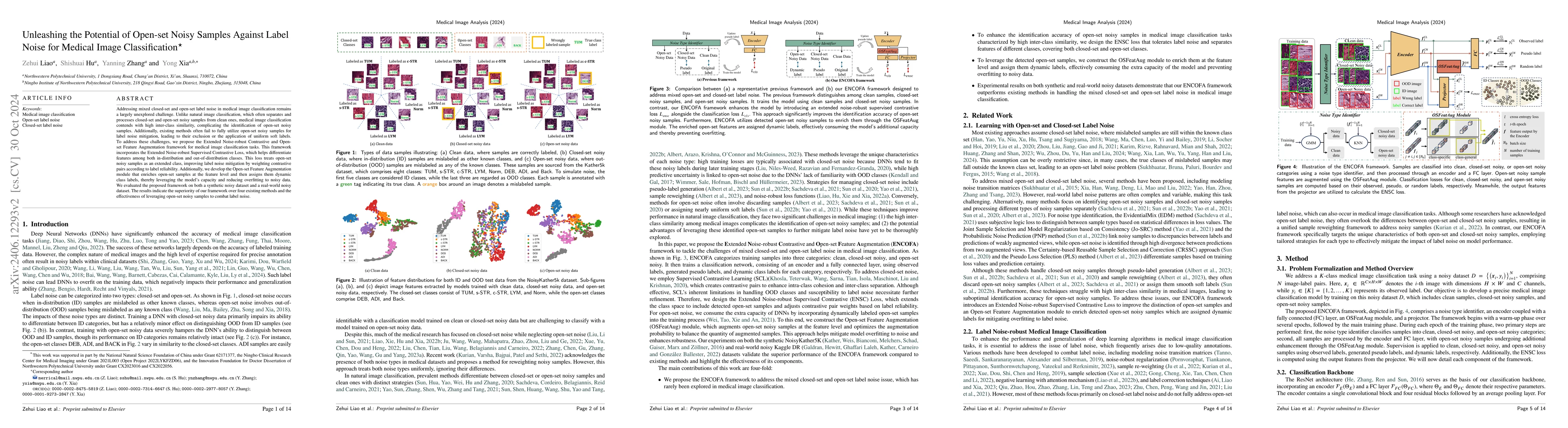 Thumbnail for Unleashing the Potential of Open-set Noisy Samples Against Label Noise
  for Medical Image Classification