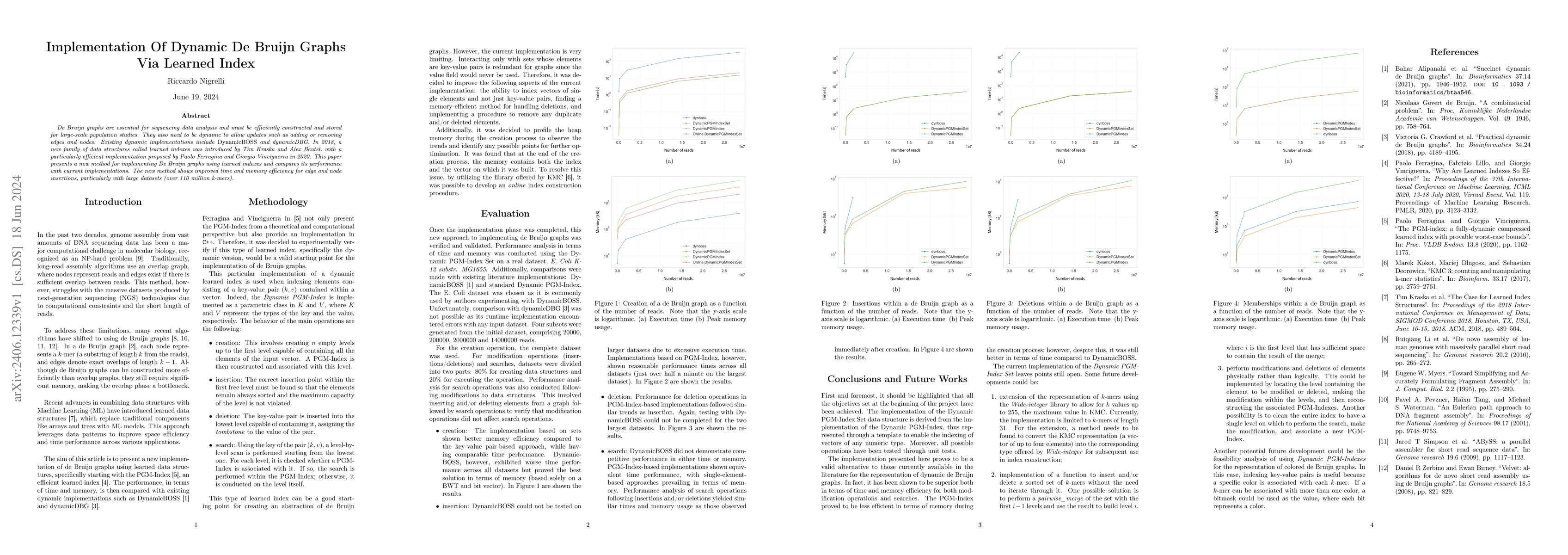 Thumbnail for Implementation Of Dynamic De Bruijn Graphs Via Learned Index