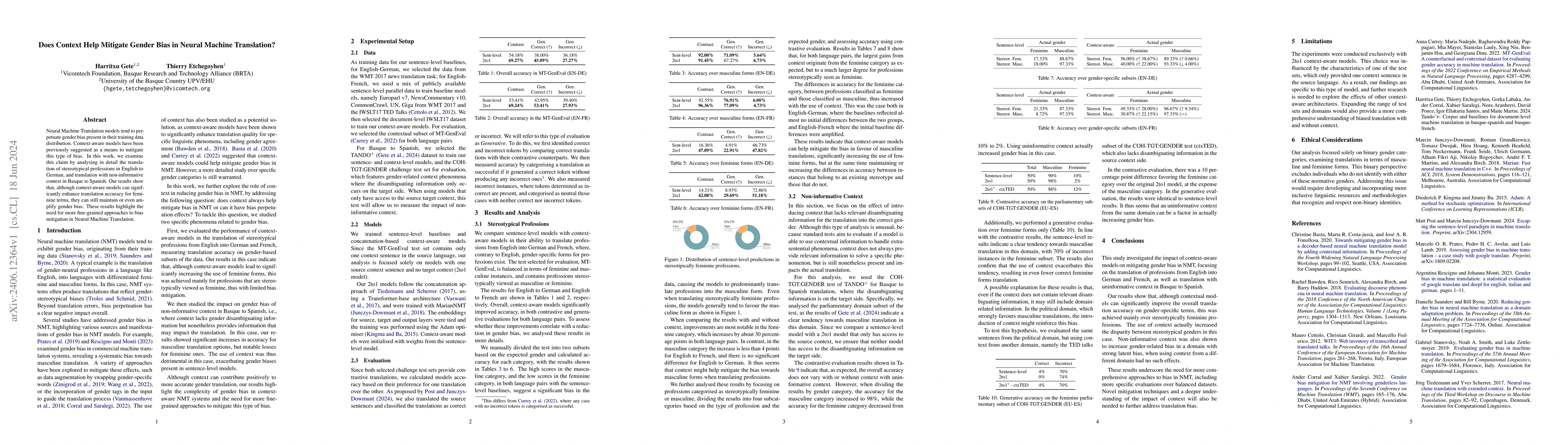 Thumbnail for Does Context Help Mitigate Gender Bias in Neural Machine Translation?