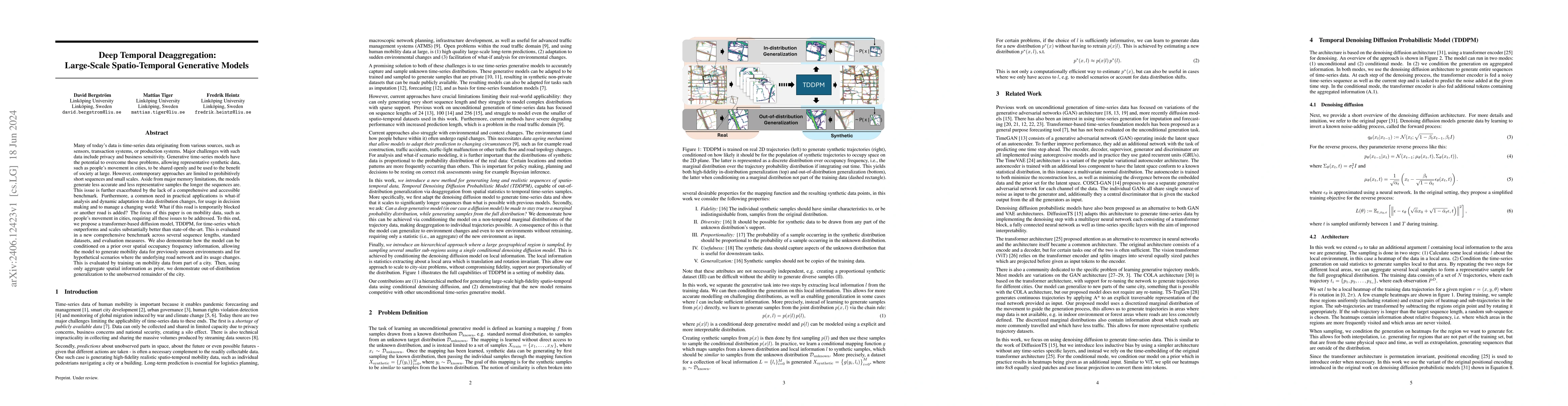 Thumbnail for Deep Temporal Deaggregation: Large-Scale Spatio-Temporal Generative
  Models