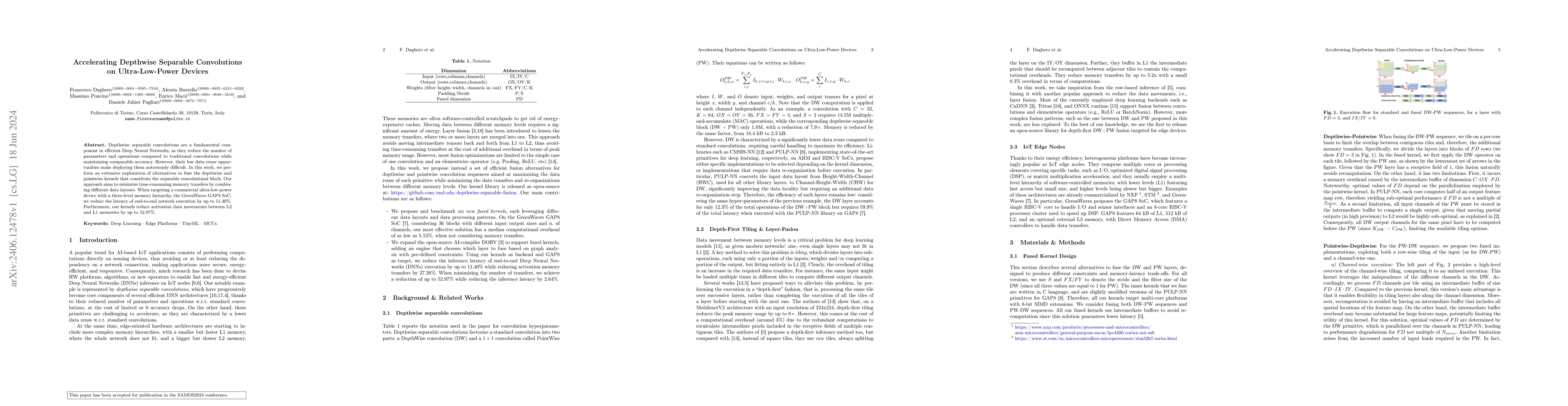 Thumbnail for Accelerating Depthwise Separable Convolutions on Ultra-Low-Power Devices