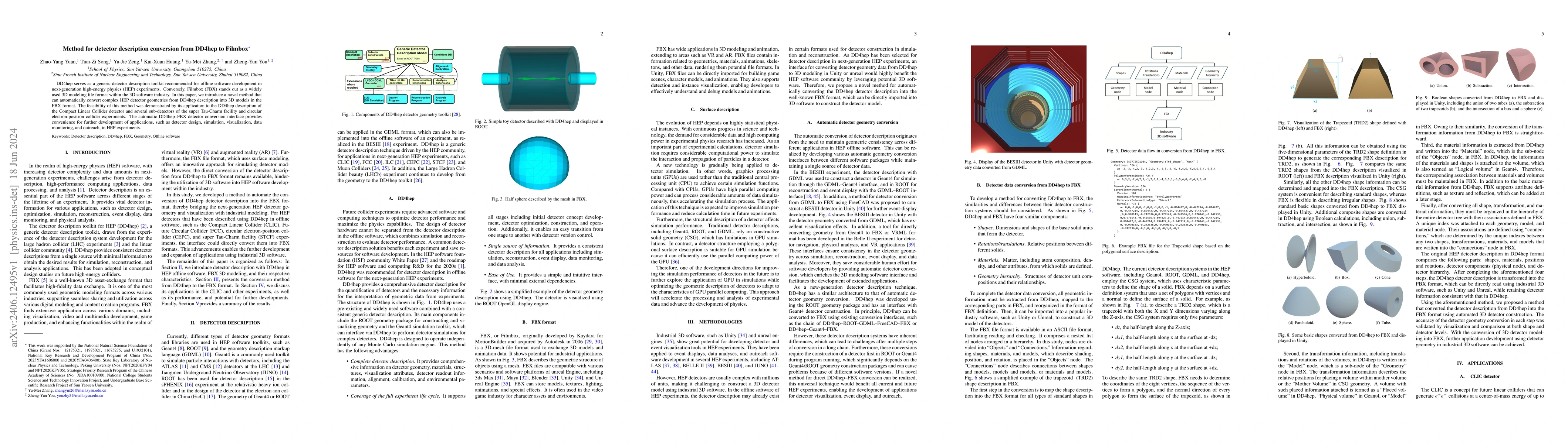 Thumbnail for Method for detector description conversion from DD4hep to Filmbox