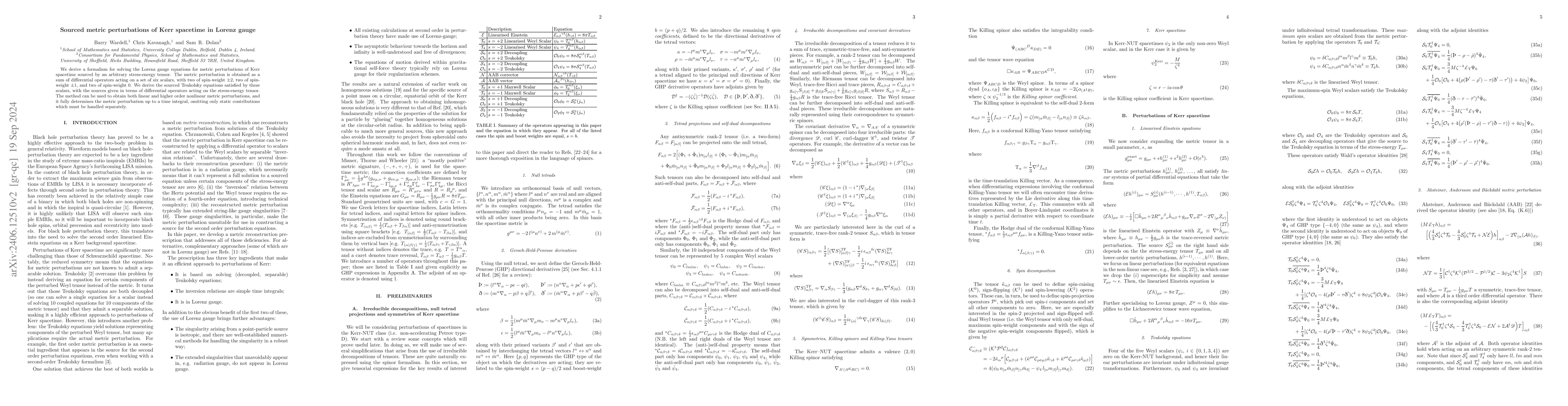 Thumbnail for Sourced metric perturbations of Kerr spacetime in Lorenz gauge