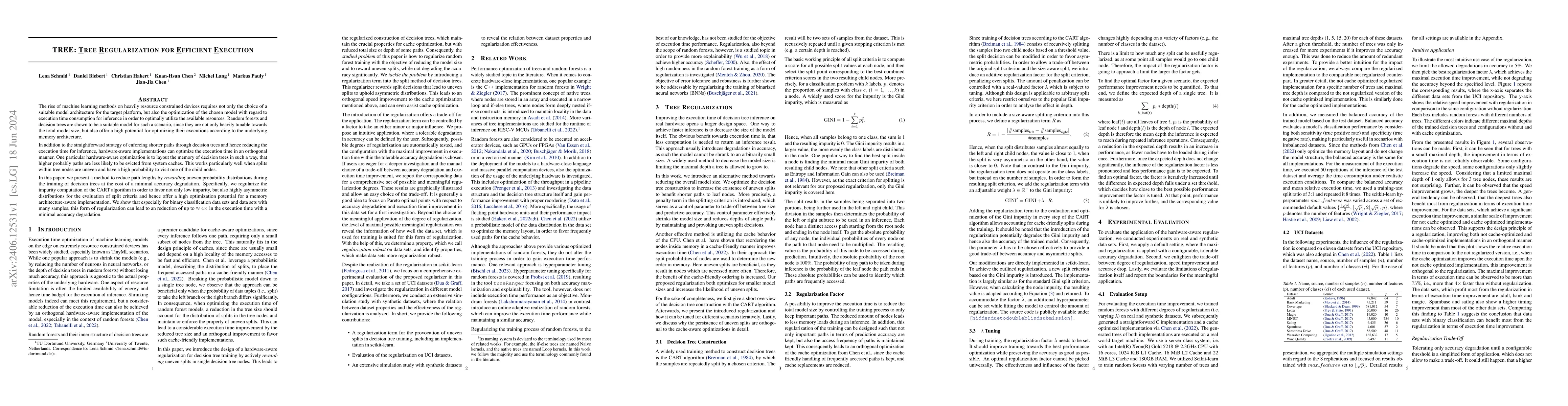 Thumbnail for TREE: Tree Regularization for Efficient Execution