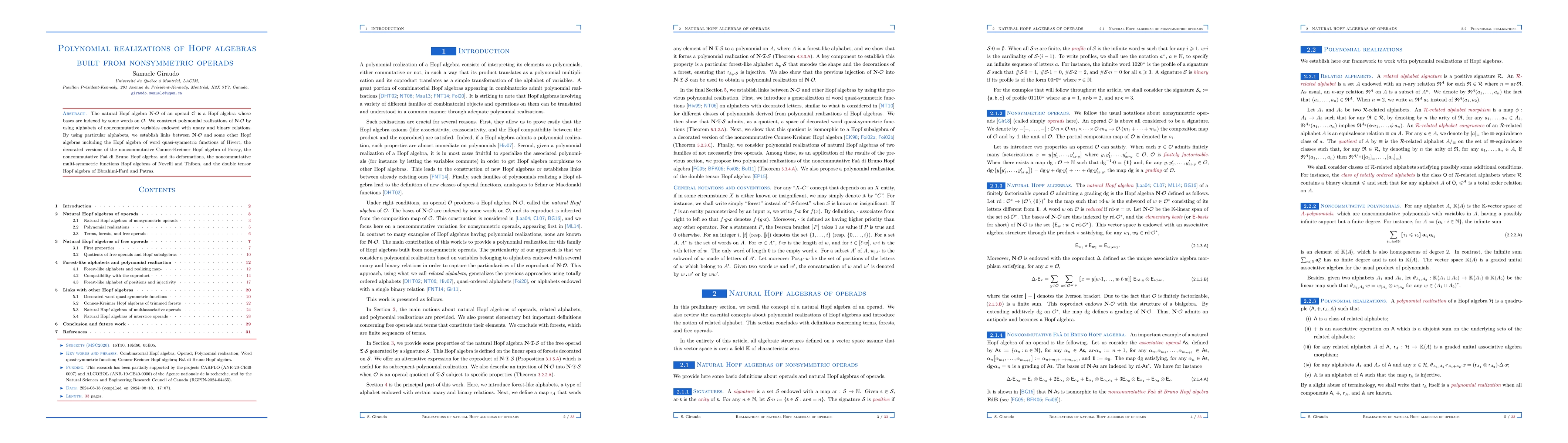 Thumbnail for Polynomial realizations of Hopf algebras built from nonsymmetric operads