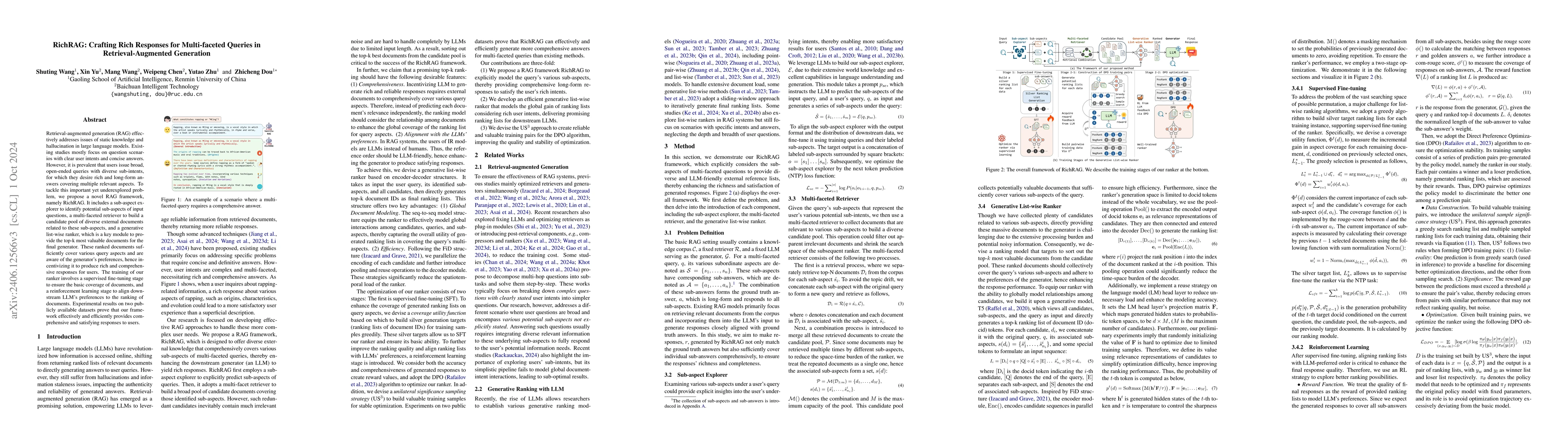 Thumbnail for RichRAG: Crafting Rich Responses for Multi-faceted Queries in
  Retrieval-Augmented Generation