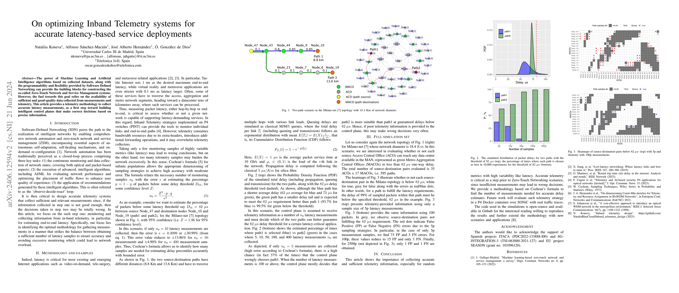Thumbnail for On optimizing Inband Telemetry systems for accurate latency-based
  service deployments