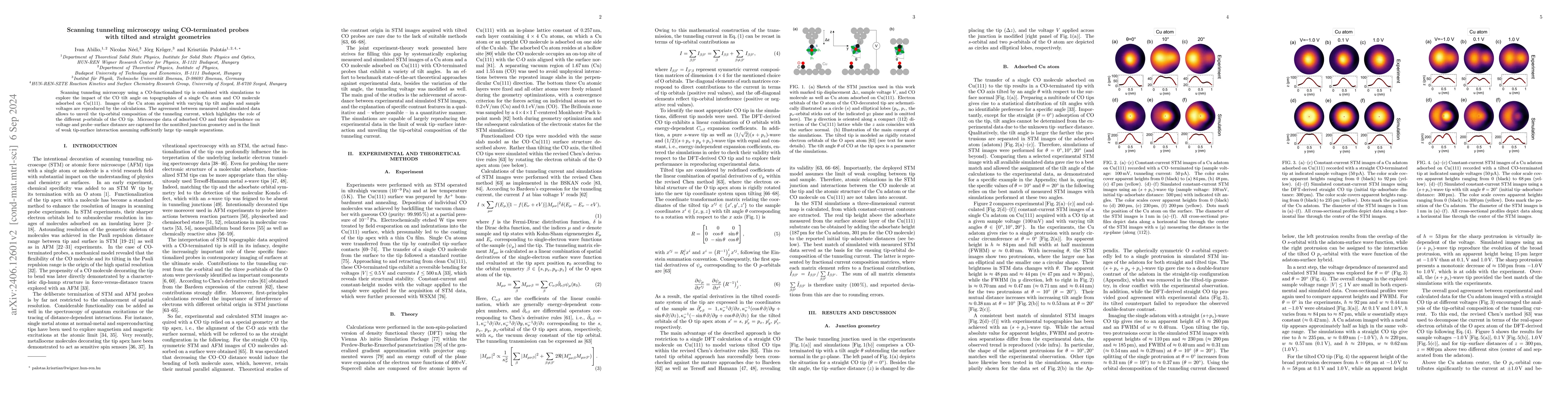 Thumbnail for Tilted CO-terminated probes in scanning tunneling microscopy