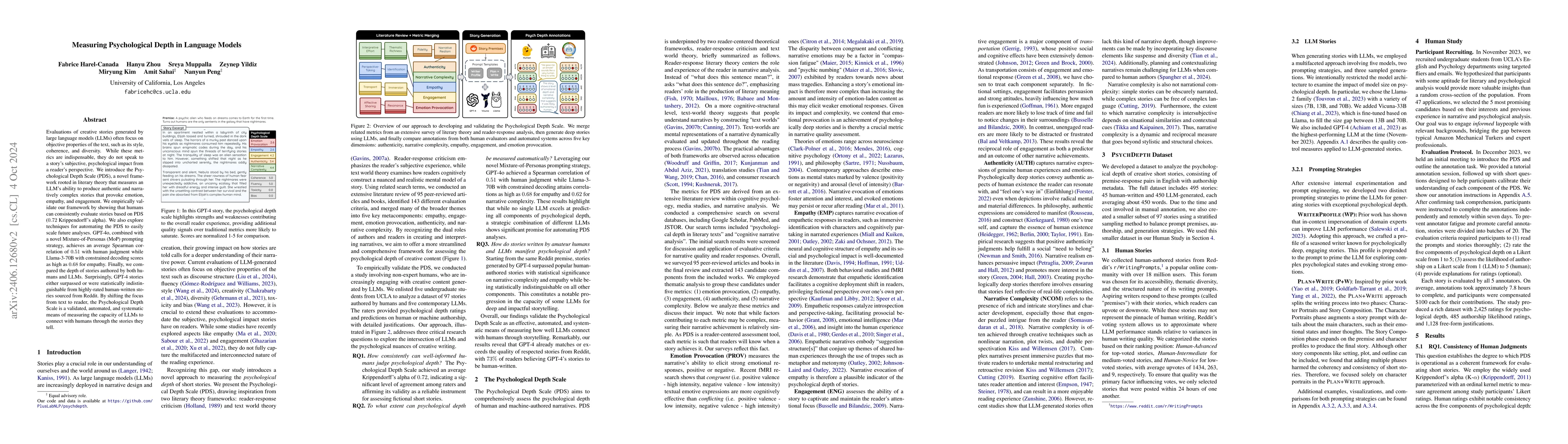 Thumbnail for Measuring Psychological Depth in Language Models