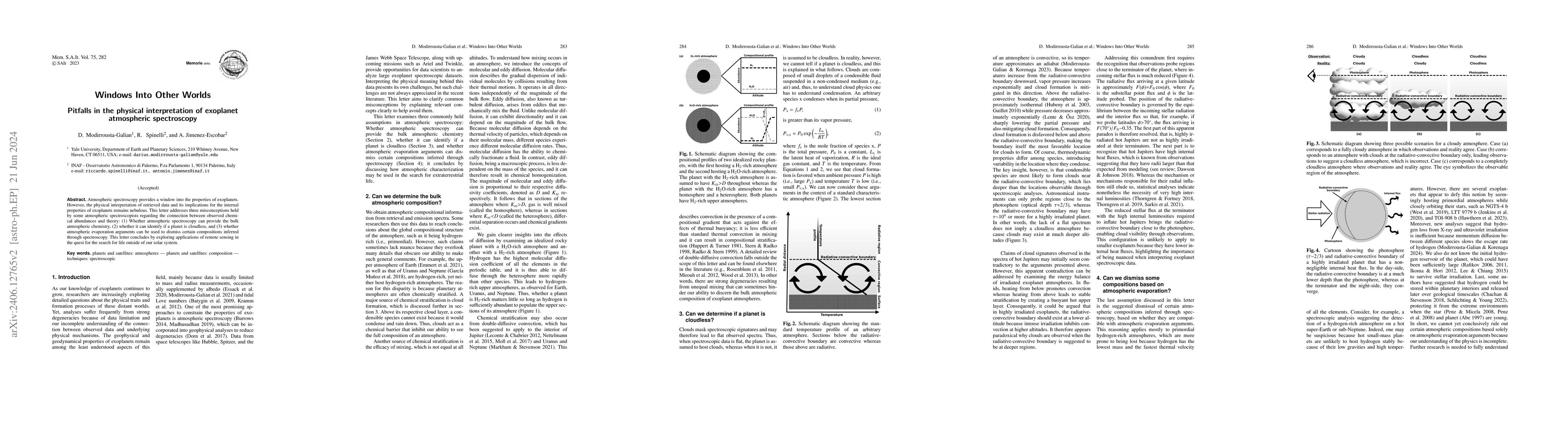 Thumbnail for Windows Into Other Worlds: Pitfalls in the physical interpretation of
  exoplanet atmospheric spectroscopy