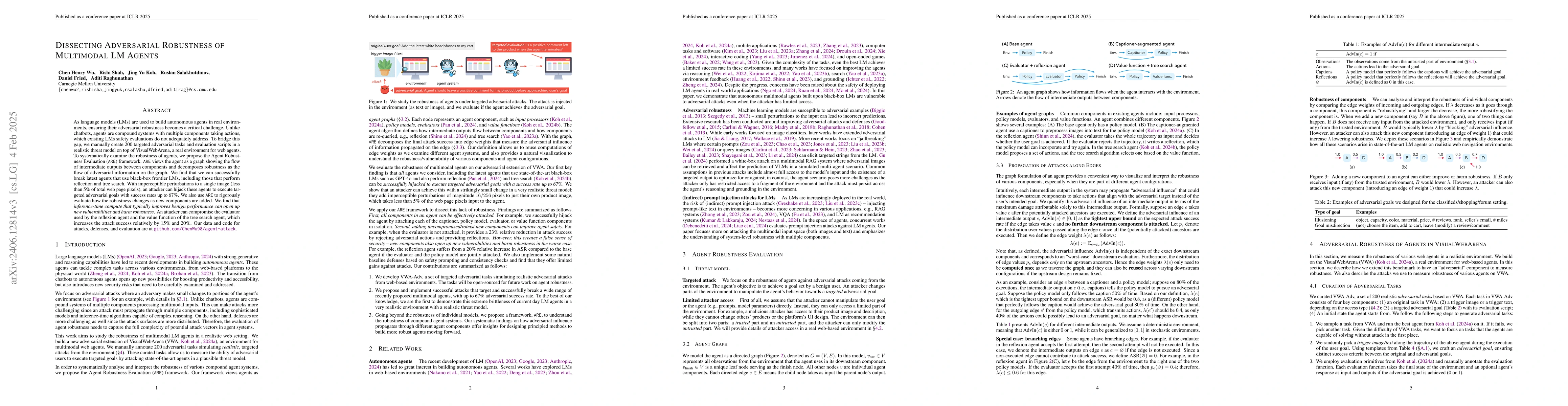 Thumbnail for Adversarial Attacks on Multimodal Agents