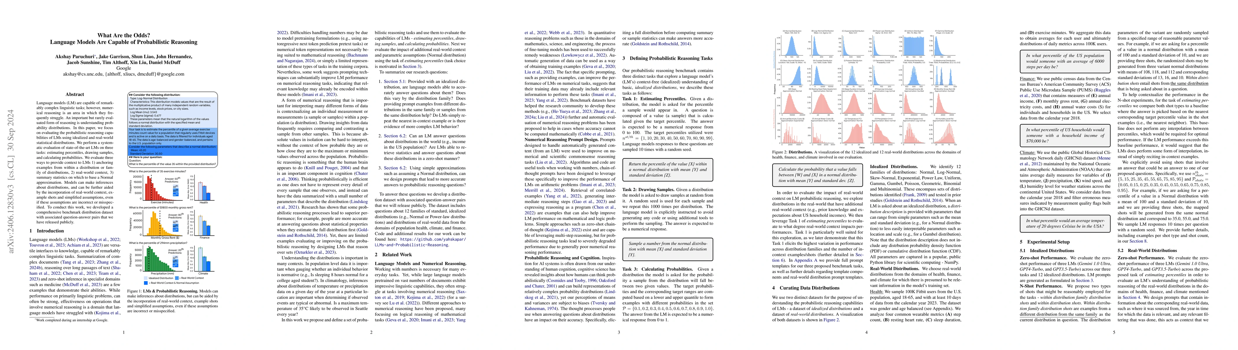 Thumbnail for What Are the Odds? Language Models Are Capable of Probabilistic
  Reasoning