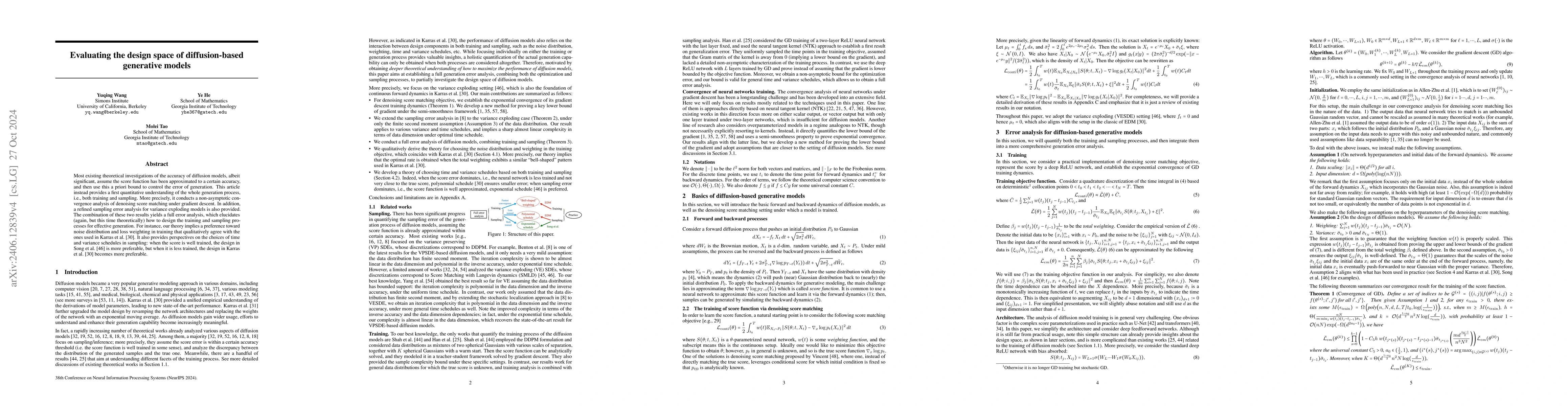 Thumbnail for Evaluating the design space of diffusion-based generative models
