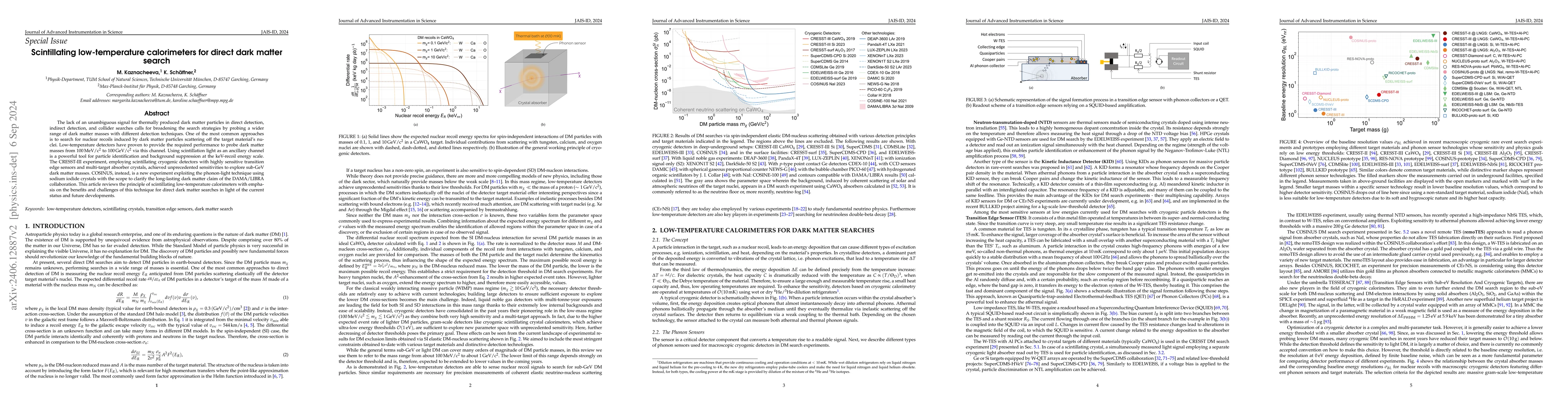 Thumbnail for Scintillating low-temperature calorimeters for direct dark matter search
