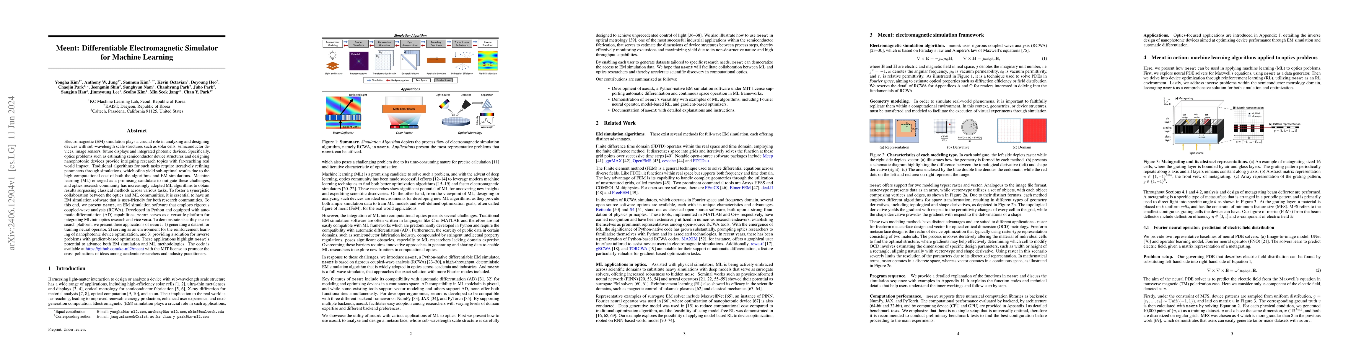 Thumbnail for Meent: Differentiable Electromagnetic Simulator for Machine Learning