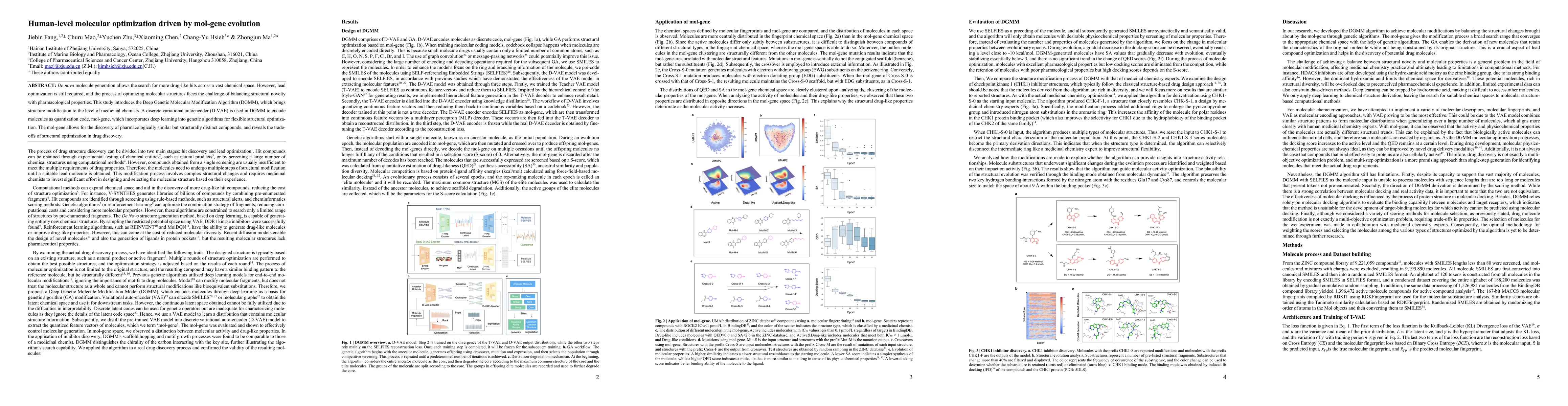 Thumbnail for Human-level molecular optimization driven by mol-gene evolution