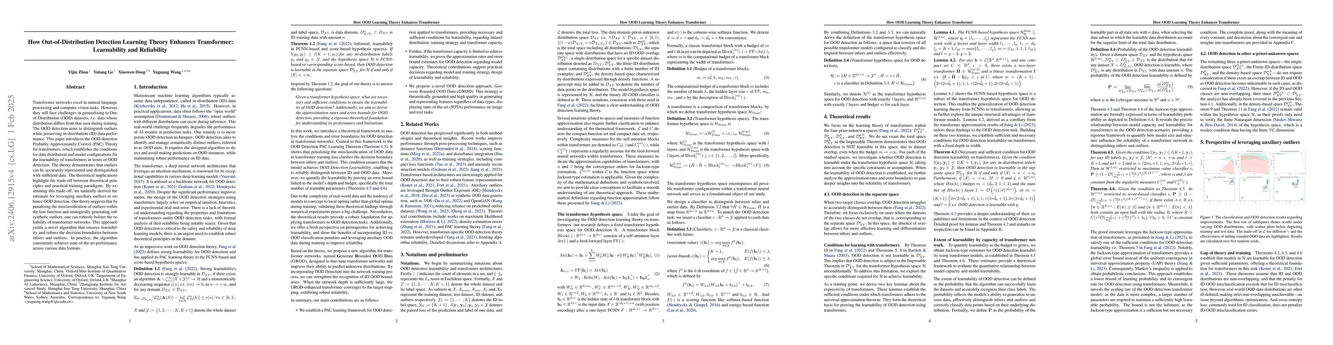 Thumbnail for GROD: Enhancing Generalization of Transformer with Out-of-Distribution
  Detection