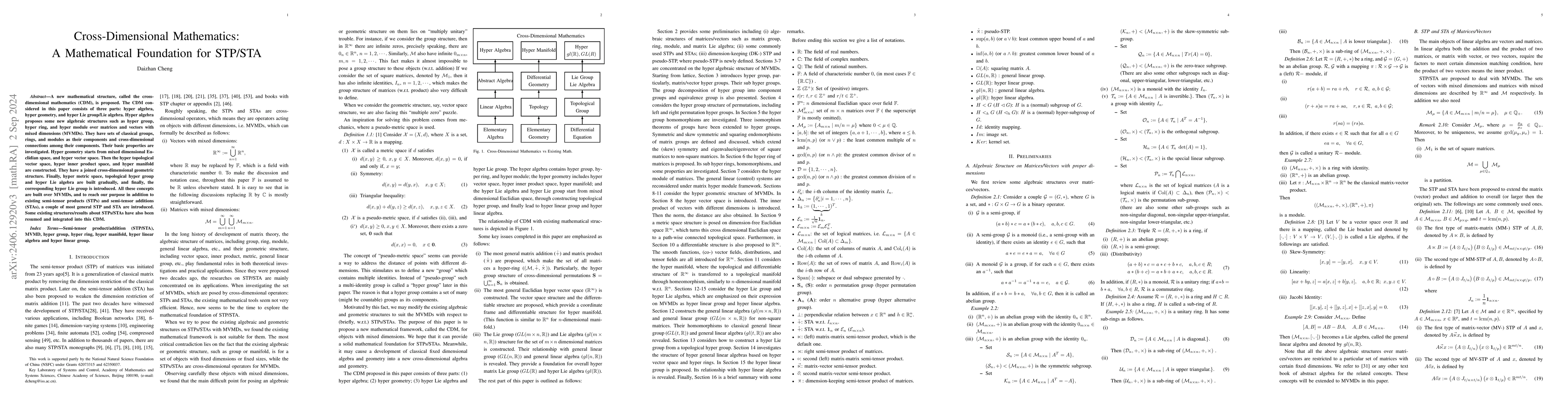 Thumbnail for Cross-Dimensional Mathematics: A Foundation For STP/STA