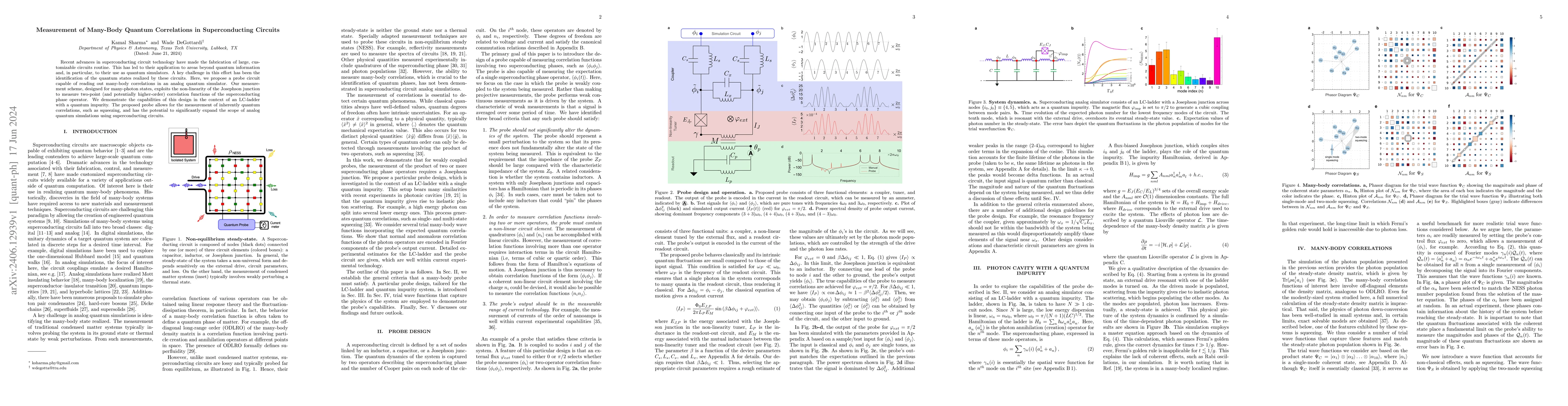 Thumbnail for Measurement of Many-Body Quantum Correlations in Superconducting
  Circuits