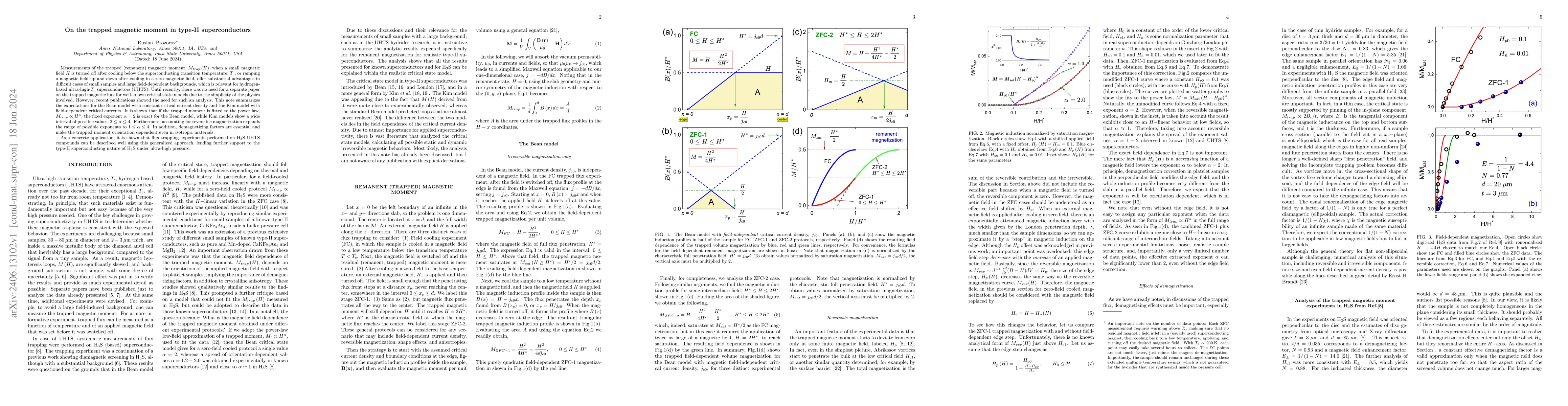 Thumbnail for On the trapped magnetic moment in type-II superconductors