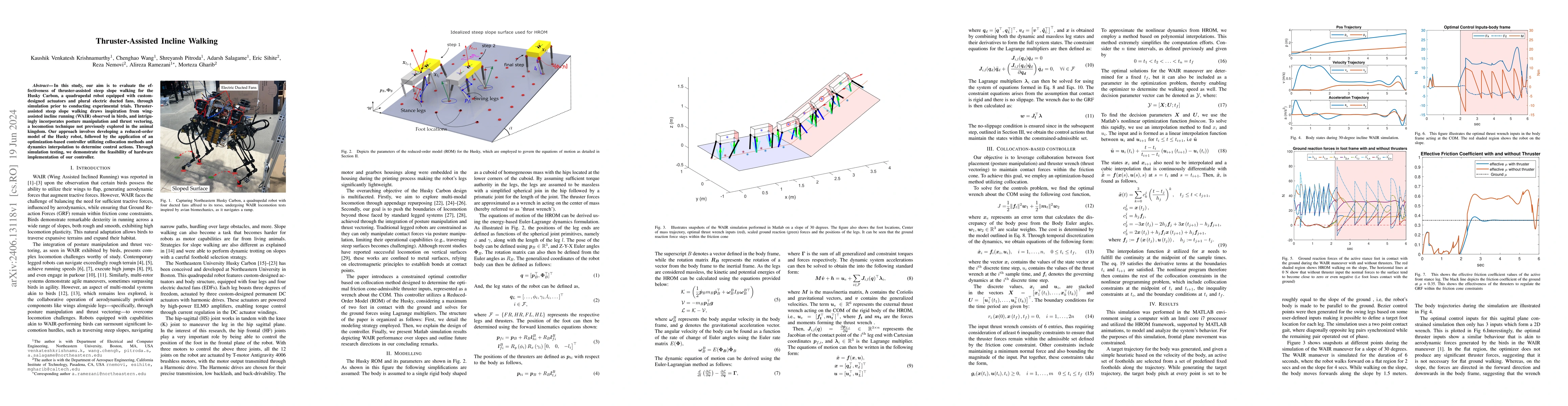 Thumbnail for Thruster-Assisted Incline Walking