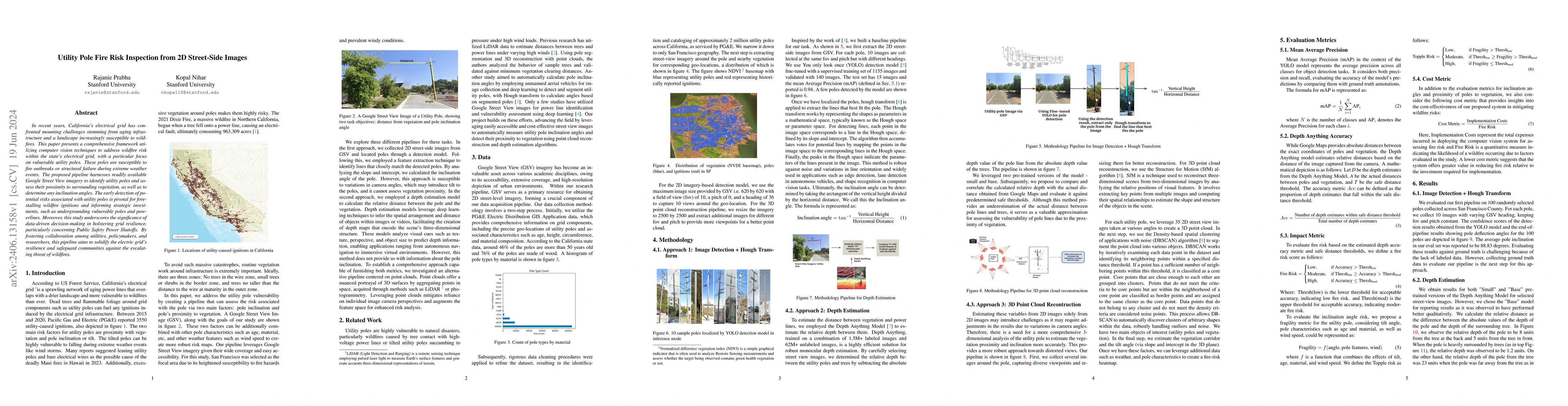Thumbnail for Utility Pole Fire Risk Inspection from 2D Street-Side Images
