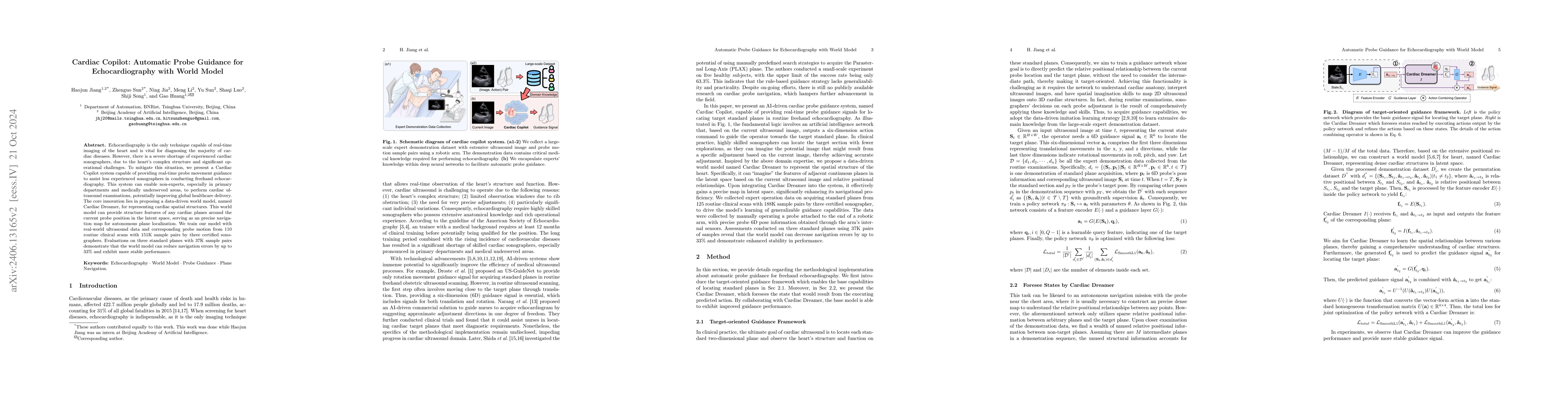 Thumbnail for Cardiac Copilot: Automatic Probe Guidance for Echocardiography with
  World Model