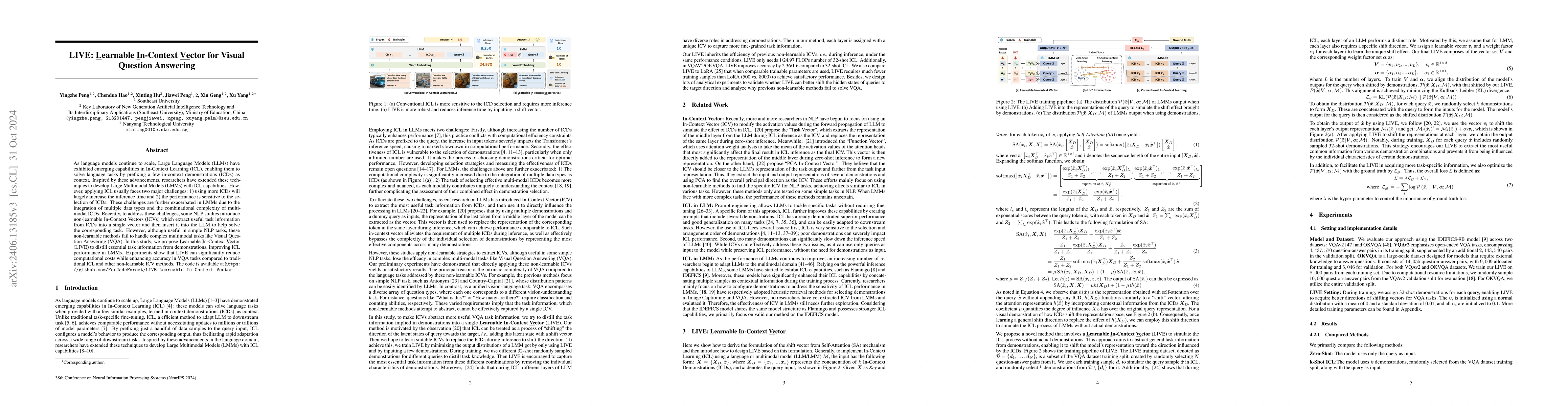 Thumbnail for Learnable In-Context Vector for Visual Question Answering