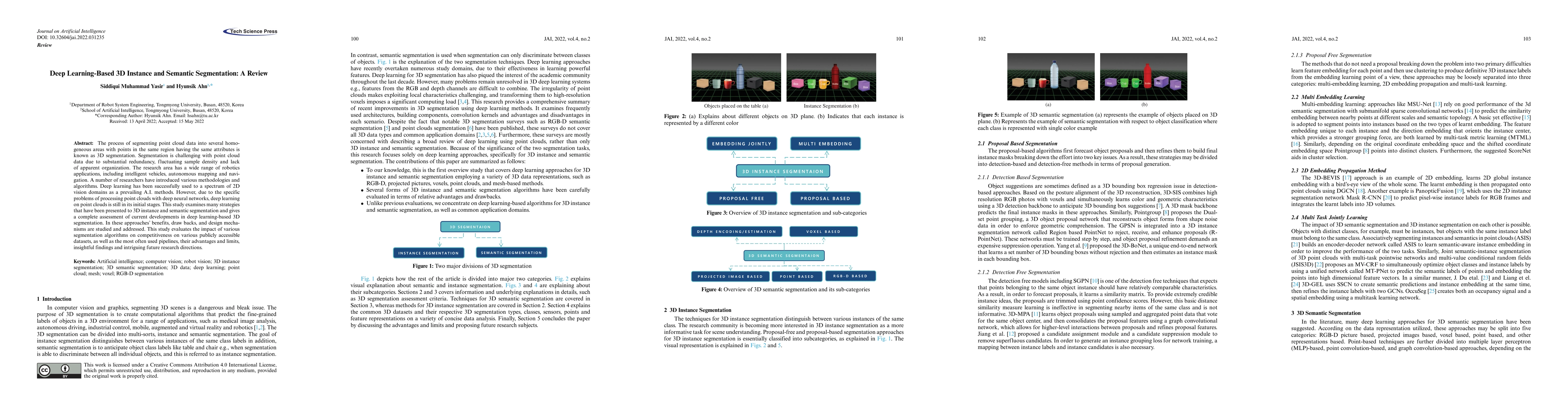 Thumbnail for Deep Learning-Based 3D Instance and Semantic Segmentation: A Review