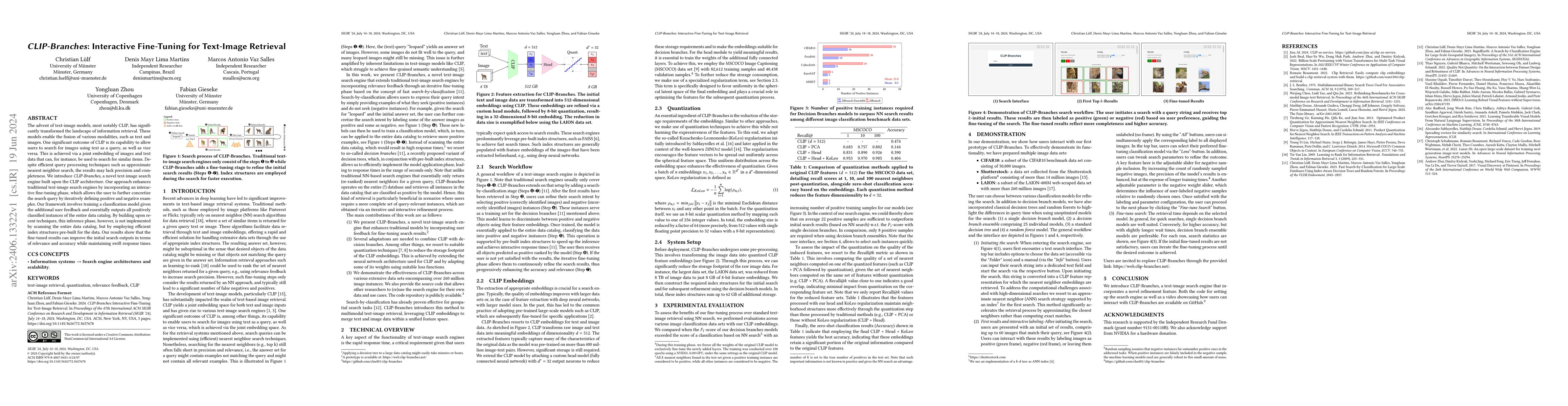 Thumbnail for CLIP-Branches: Interactive Fine-Tuning for Text-Image Retrieval