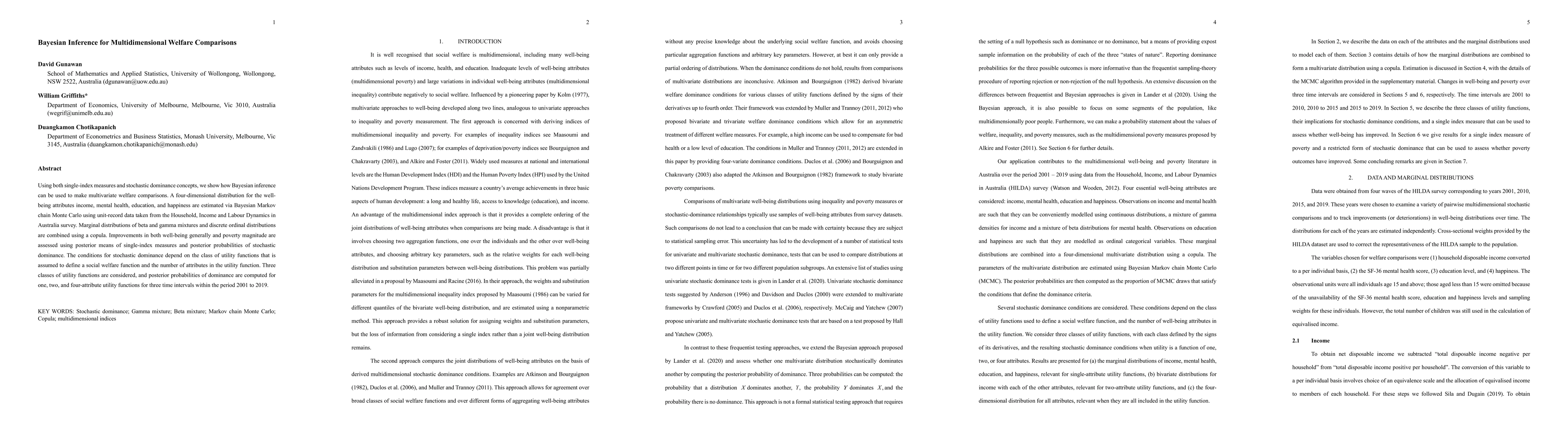 Thumbnail for Bayesian Inference for Multidimensional Welfare Comparisons