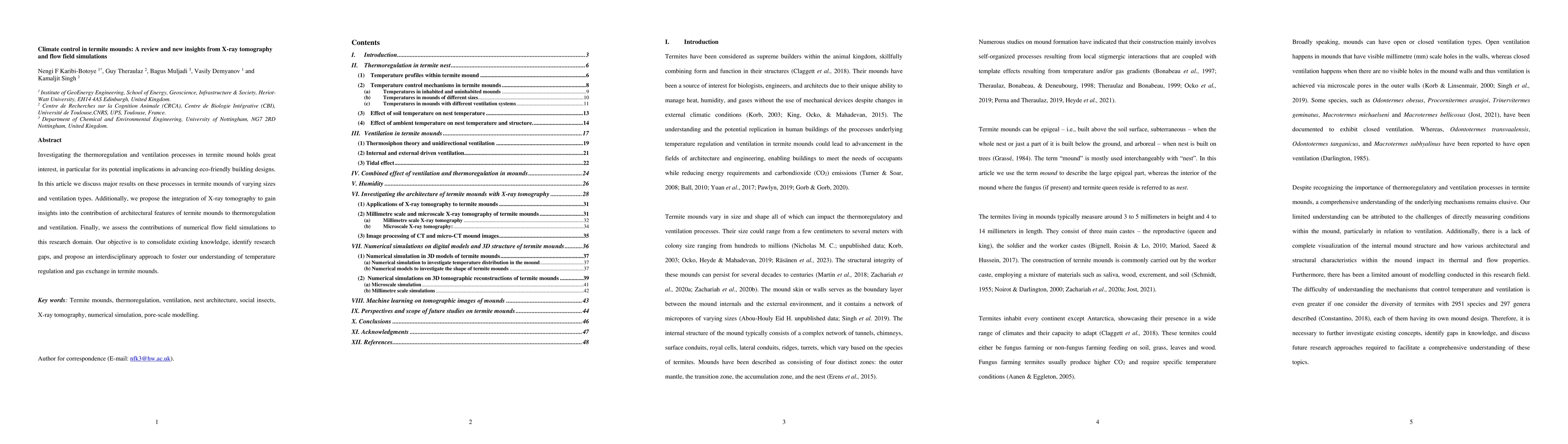 Thumbnail for Climate control in termite mounds: A review and new insights from X-ray
  tomography and flow field simulations