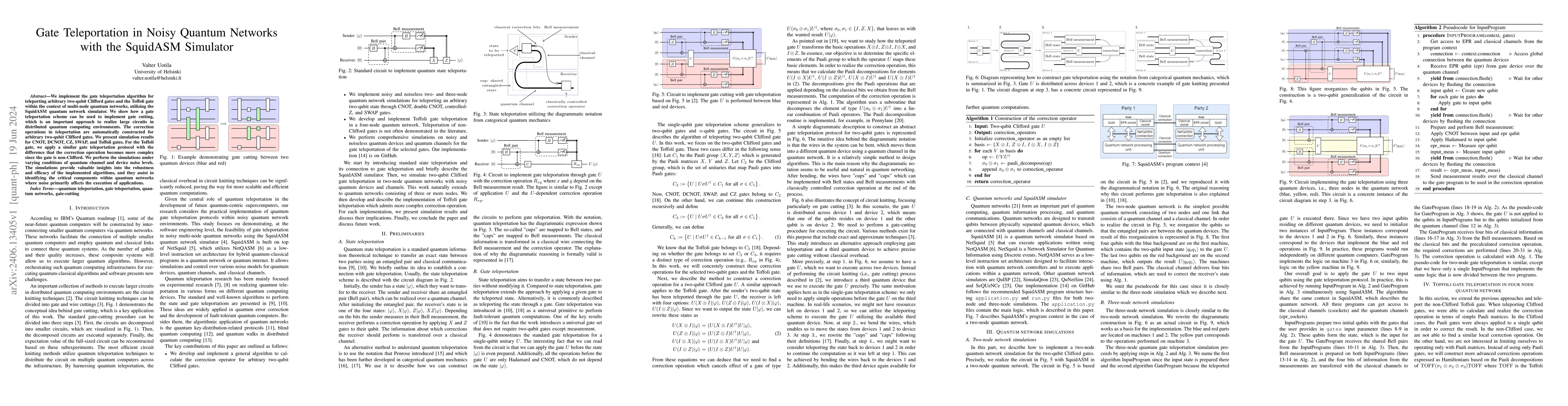 Thumbnail for Gate Teleportation in Noisy Quantum Networks with the SquidASM Simulator