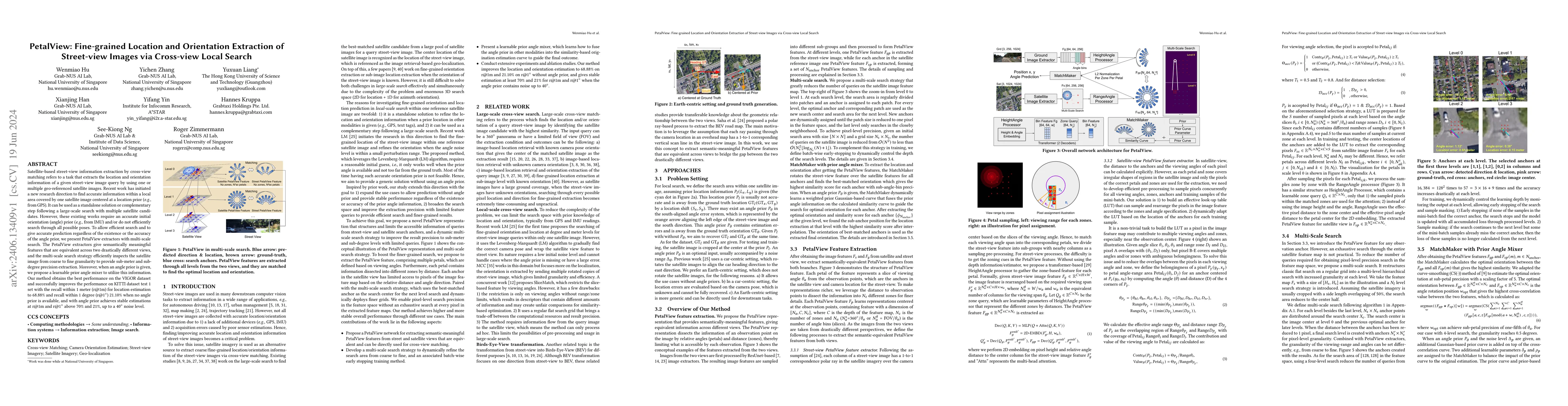 Thumbnail for PetalView: Fine-grained Location and Orientation Extraction of
  Street-view Images via Cross-view Local Search with Supplementary Materials