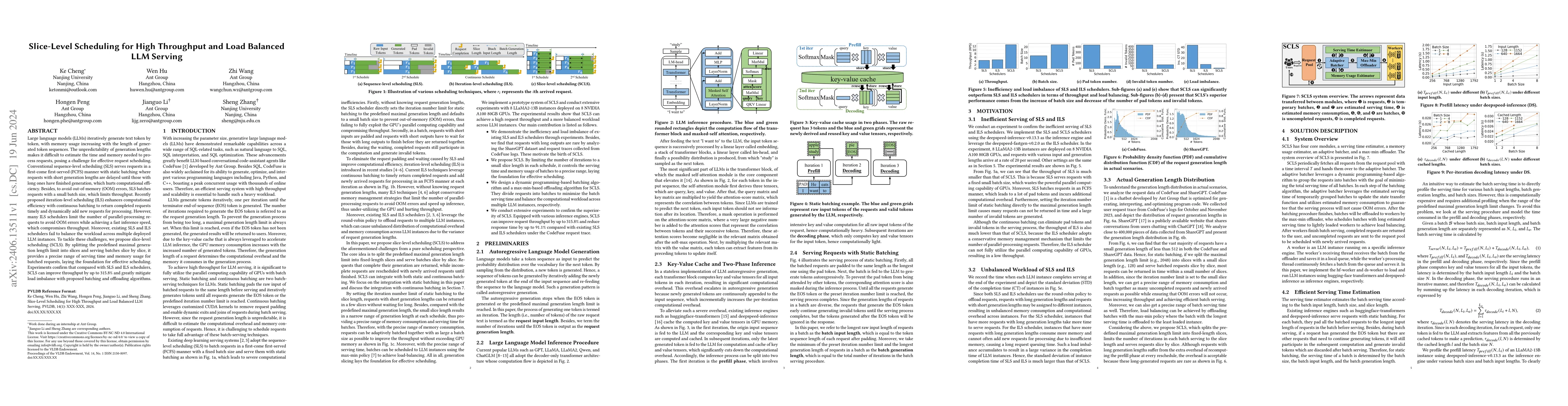 Thumbnail for Slice-Level Scheduling for High Throughput and Load Balanced LLM Serving