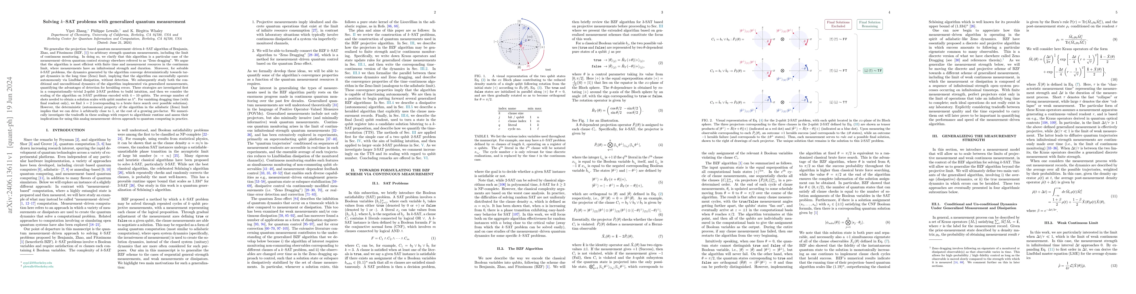 Thumbnail for Solving k-SAT problems with generalized quantum measurement